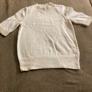 Ann Taylor White Sweater